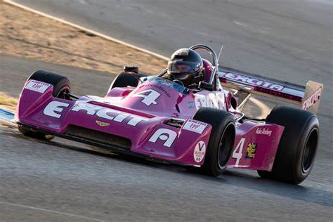 Formula E car racing down the speedway